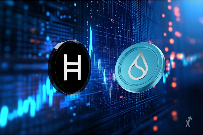 SUI et HBAR altcoins crypto analyse