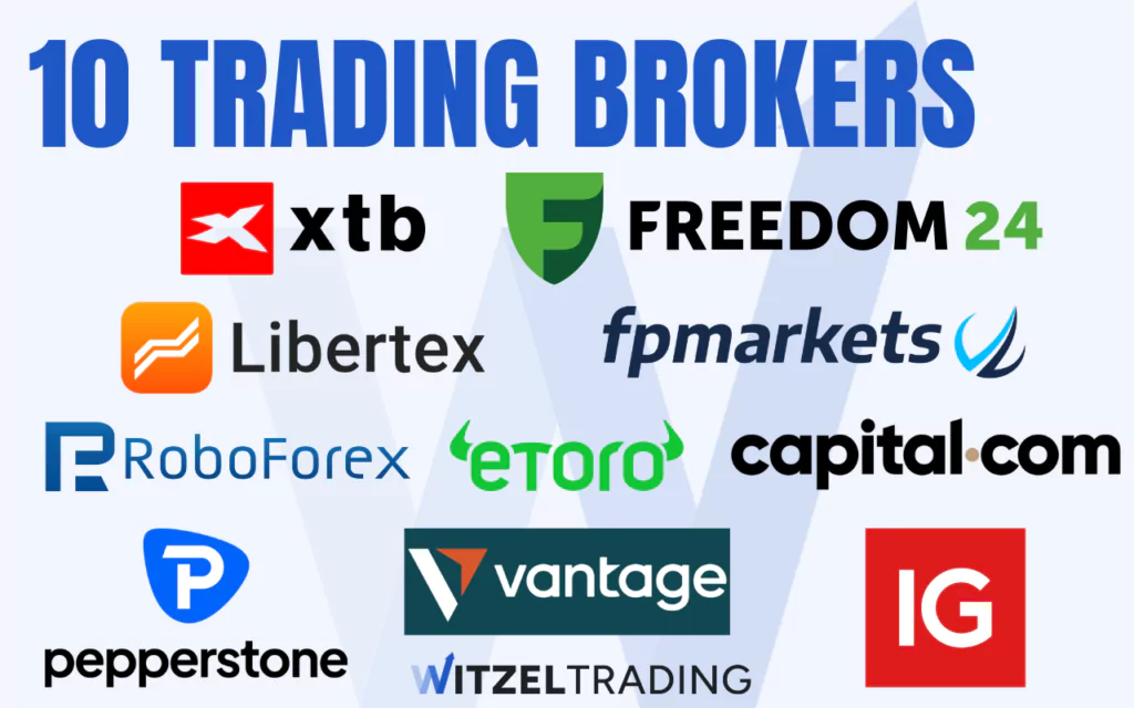 verschiedene Trading-Broker