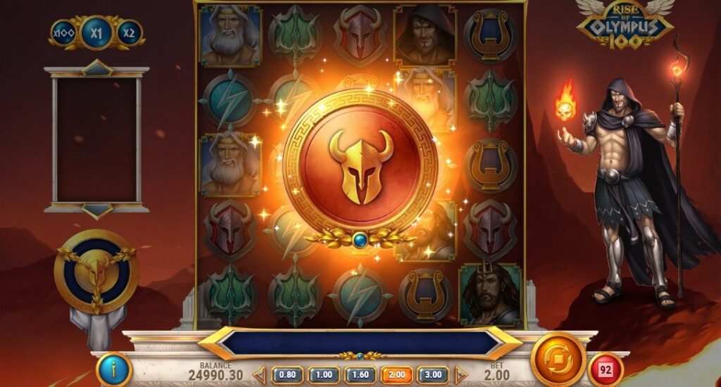 bonus rise of olympus 100