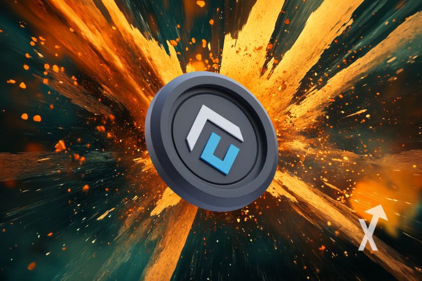 Conflux CFX Cover: Krypto-Projekt-Plattform-Logo in blau