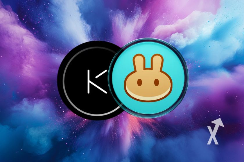 Bunter Kuchen mit Buchstaben auf Deutsch