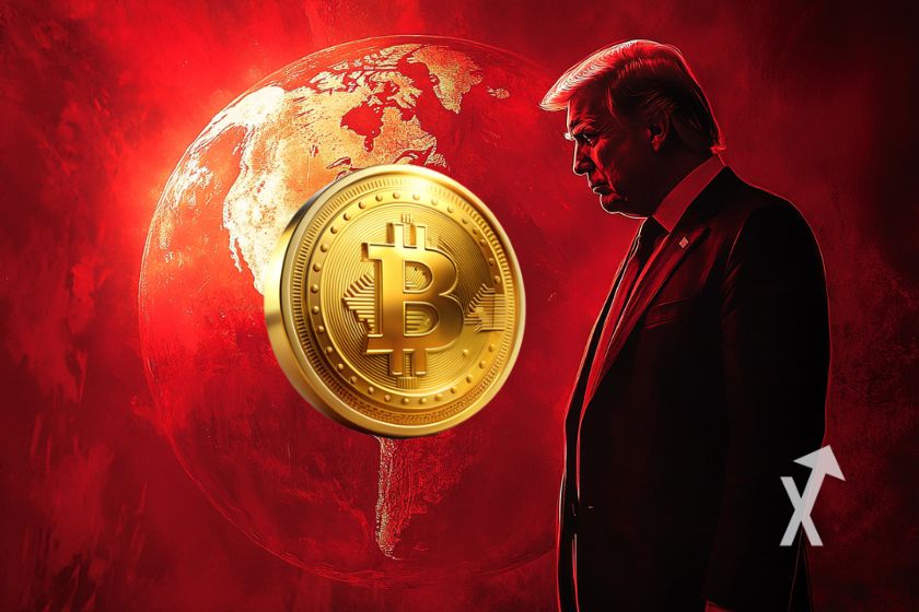 "Trump tariffs affecting Bitcoin cryptocurrency market"