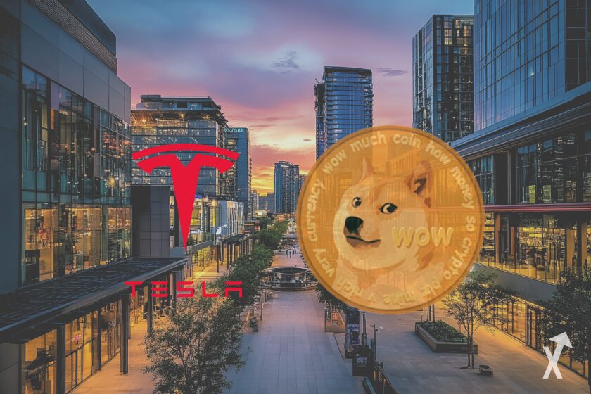 Tesla Doge in Standard German: "Tesla Hund"