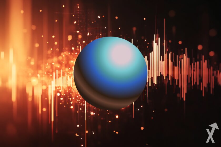 Zora: Blaue Muräne im Ozean.