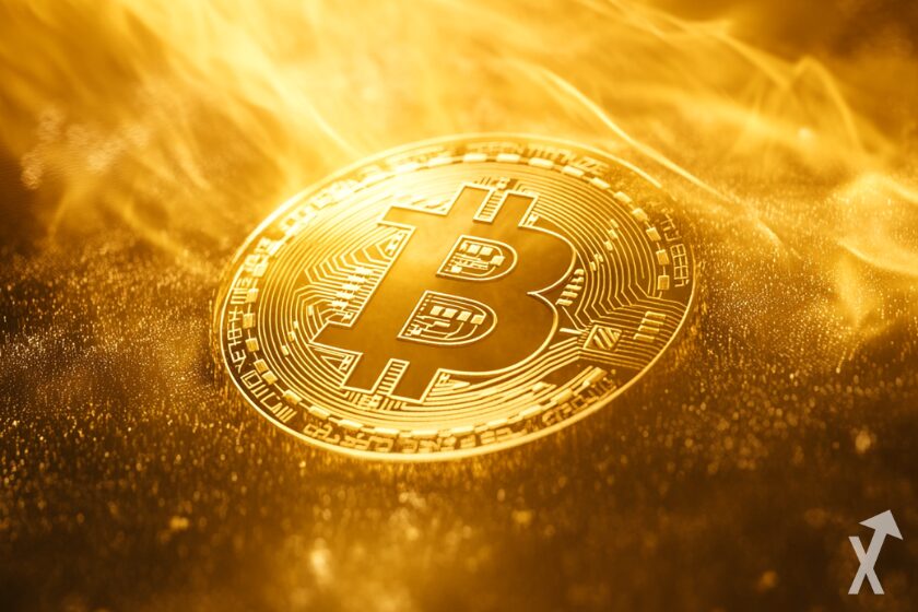 digitale Währung Bitcoin (BTC) Symbol