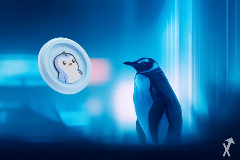 Pinguin in natürlicher Umgebung.