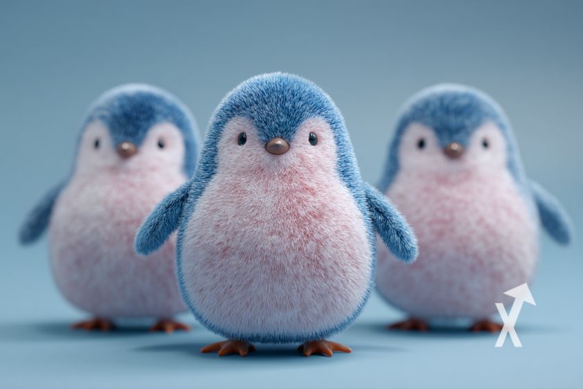 Pummelige Pinguine NFT Cover-Kunstwerk