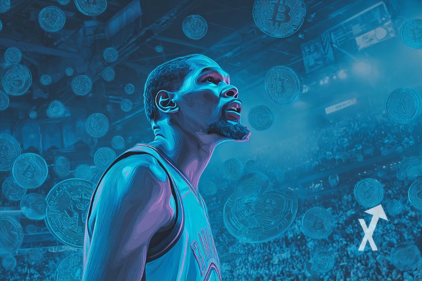 "Kevin Durant Bitcoin Coinbase Cover" - "Kevin Durant Bitcoin Coinbase Umschlag"