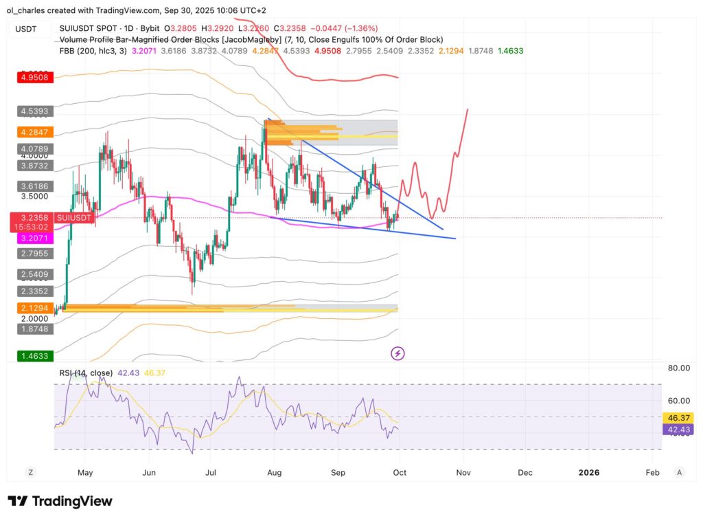 SUI Kurs im Tageschart