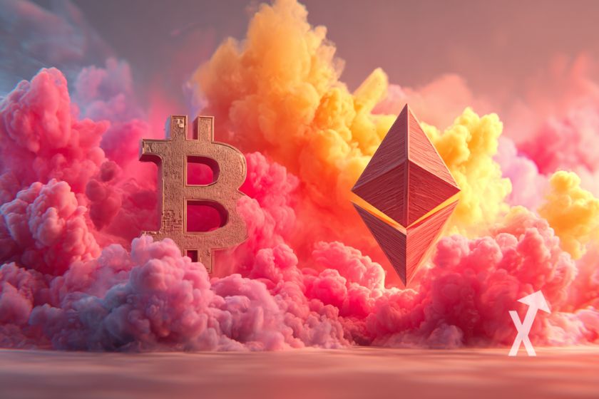 Abdeckung von Bitcoin und Ethereum