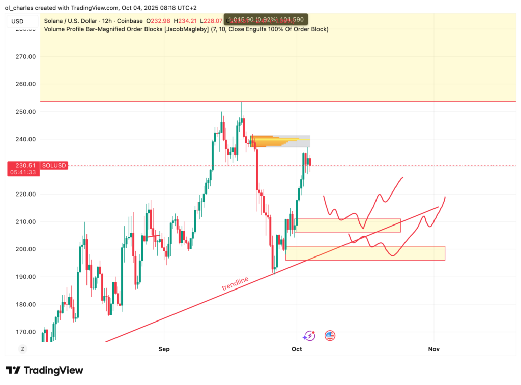 SOL Solana Kurs in 12H