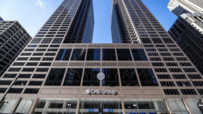 Das CME Group Gebäude bei Tag
