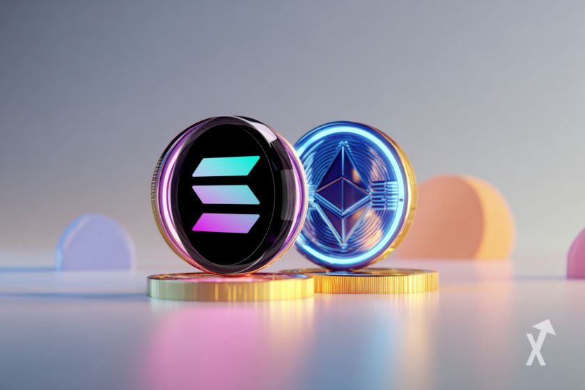 Solana und Ethereum: Kryptowährungen im Vergleich.