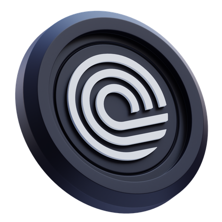 Ein schwarzes Token mit dem weißen Ondo-Logo