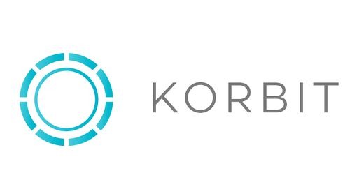 Das Logo von Korbit auf weißem Hintergrund