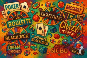 Exciting live casino games online.