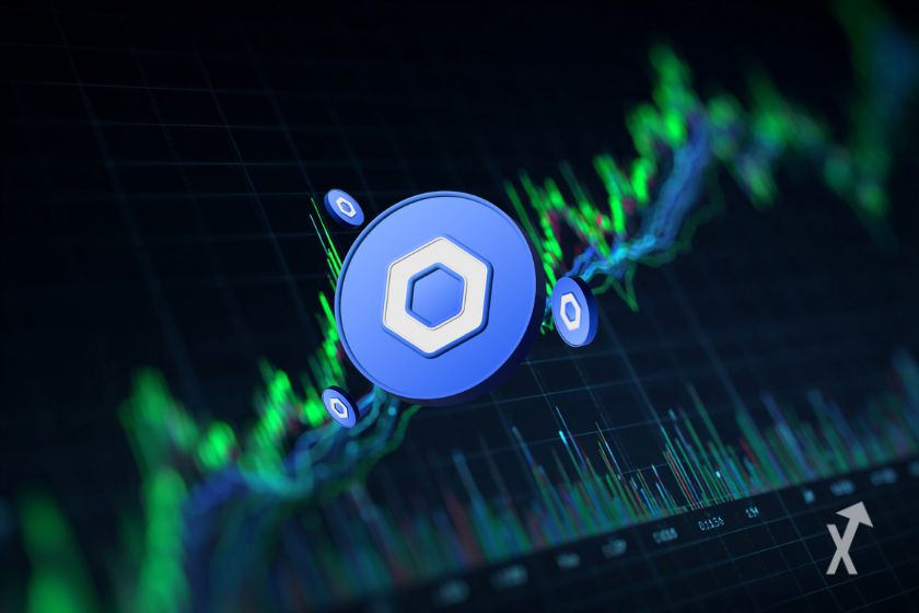 LINK tokens - cryptocurrency finance.