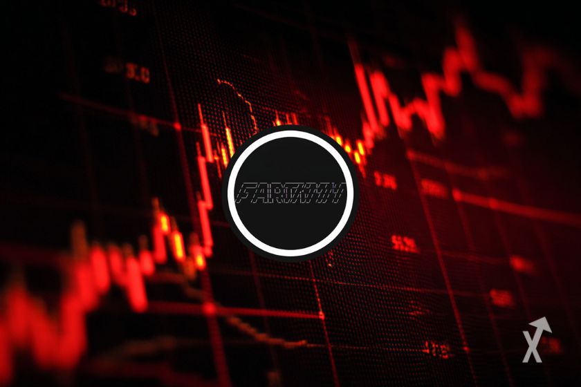 Fartcoin logo: A stylized F design.