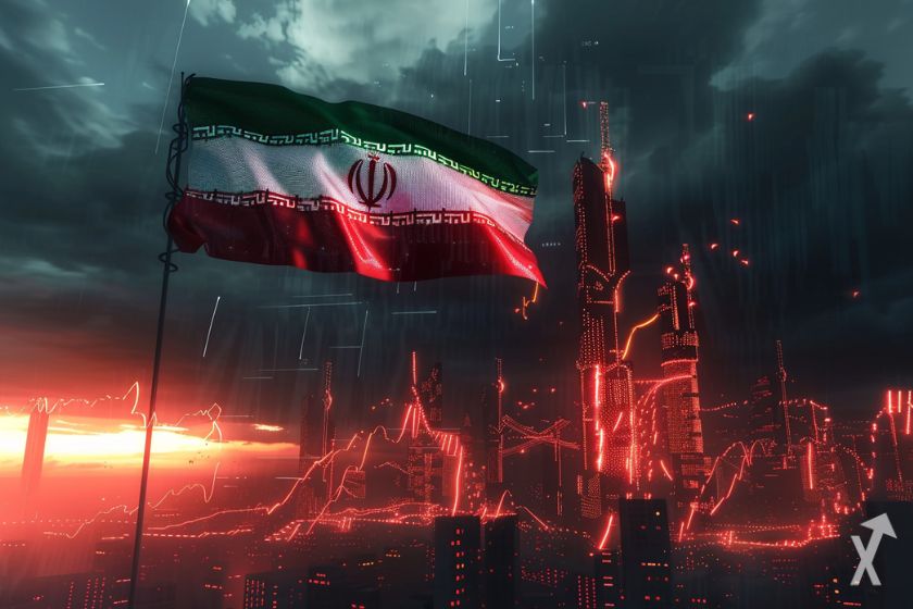 Crypto market drops post Iran strike.
