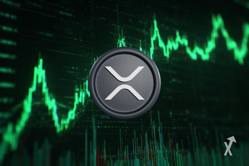 XRP token - digital currency symbol.