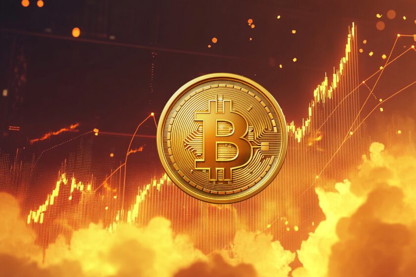 Cryptocurrency market price difference illustration.