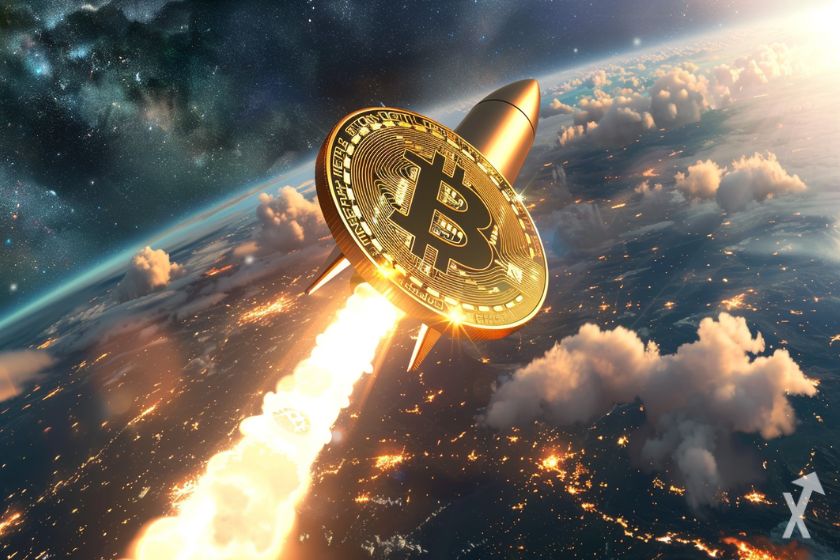 Bitcoin hits new all-time high.