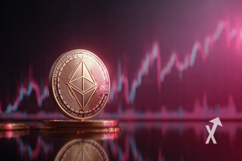 Ethereum technical analysis magazine cover.