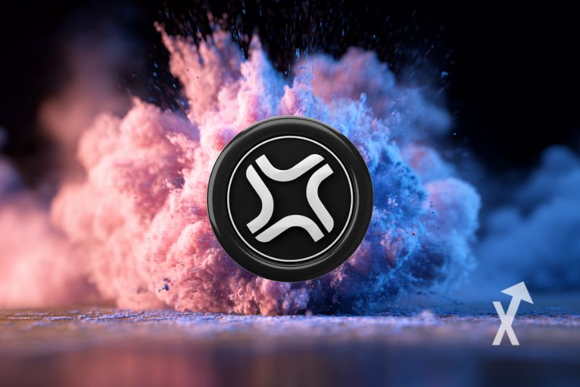 A red Japanese jito on phone.