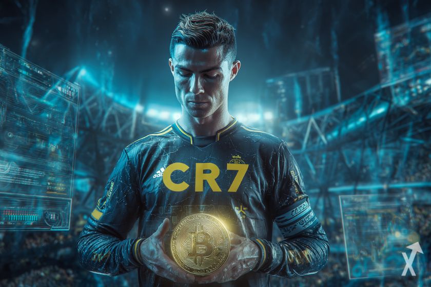 "Cristiano Ronaldo's CR7 cryptocurrency brand"