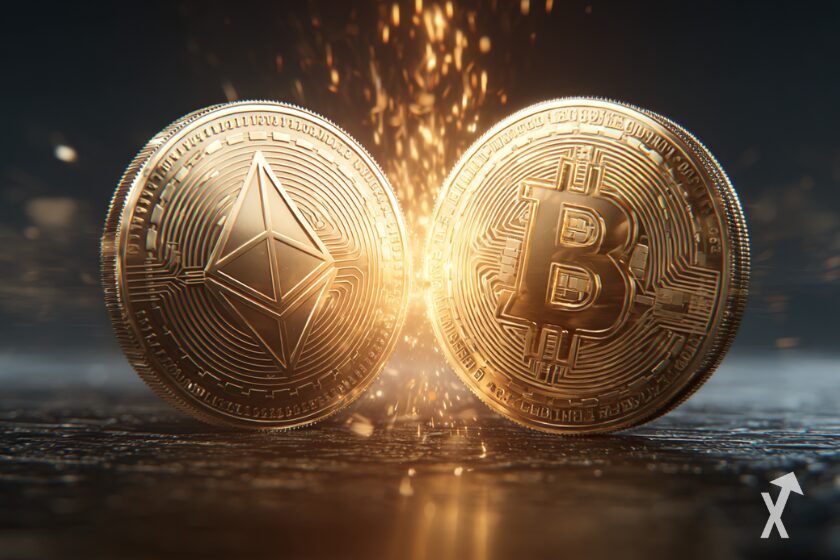 Cryptocurrency comparison: Ethereum vs Bitcoin.