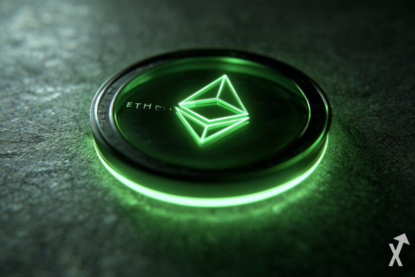 Ethereum cryptocurrency symbol: modern digital finance.