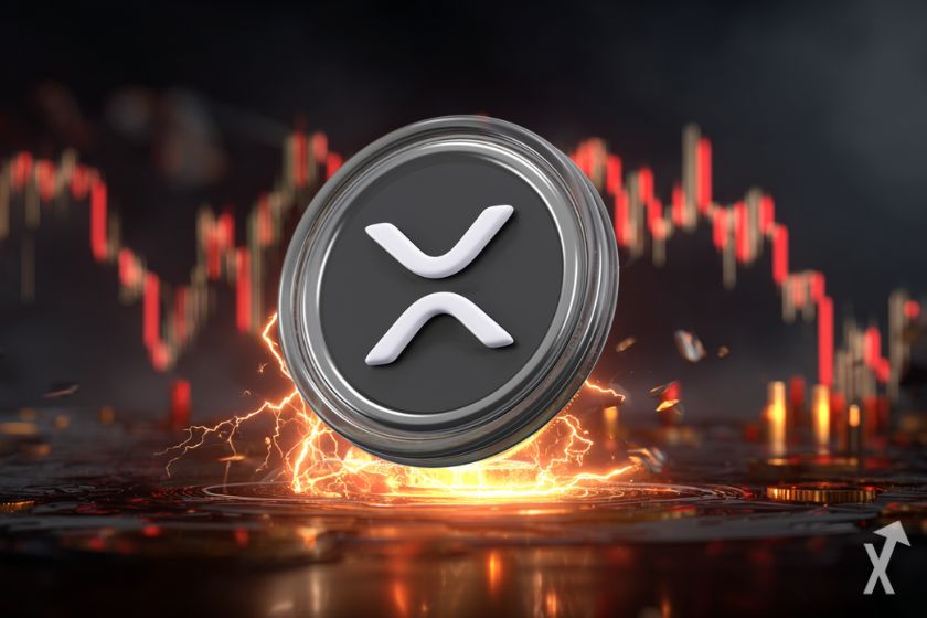 XRP Ripple prices decrease in English.