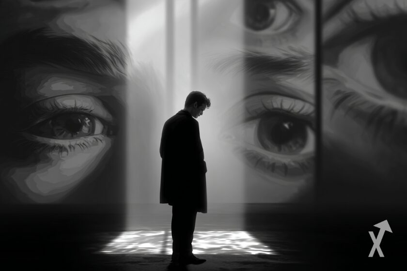 Conservative commentator Charlie Kirk in portrait.