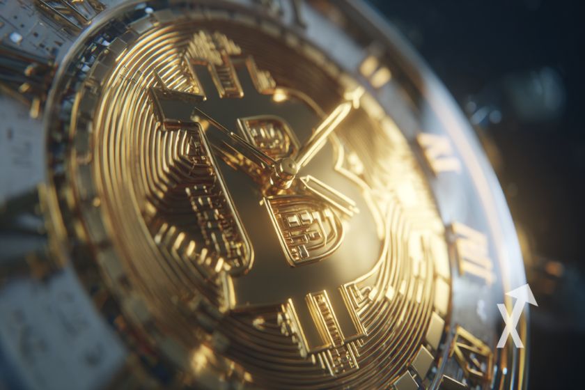 Bitcoin reaching $150,000 value in image.