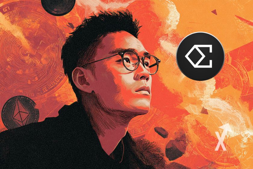 Elegant blue cover with geometric design.