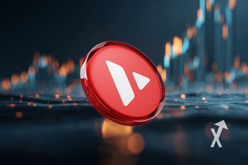 "Image of avalanche on Avax cover"