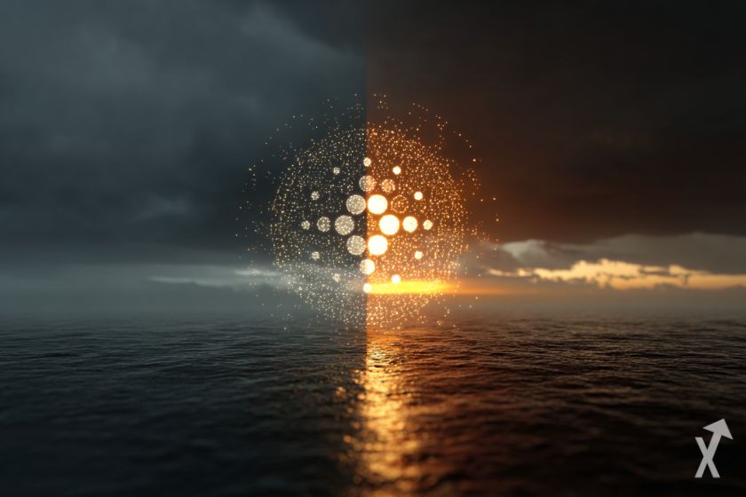 "Cardano ADA cryptocurrency logo icon"