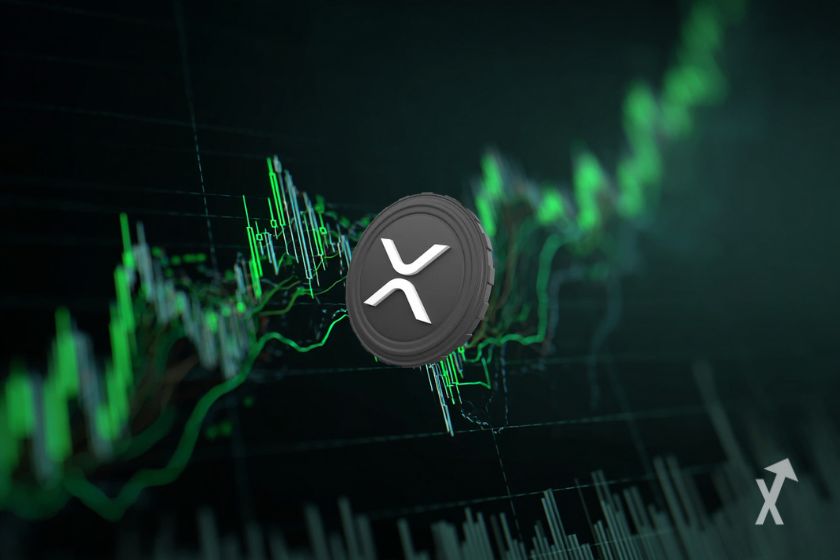 "The XRP token" - A digital currency image description.