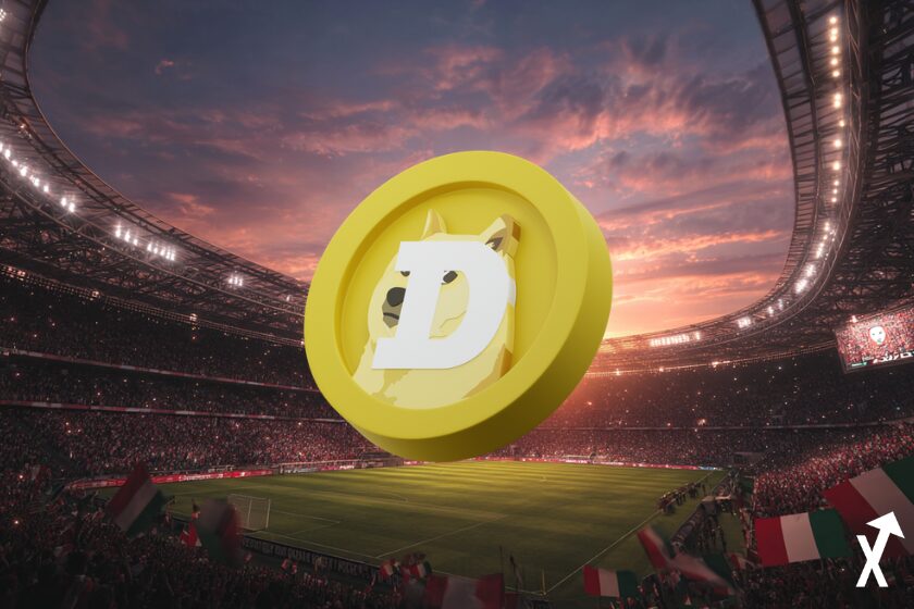 Crypto club in Trieste Italy stadium.