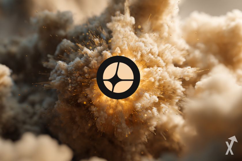 Star cluster in outer space.