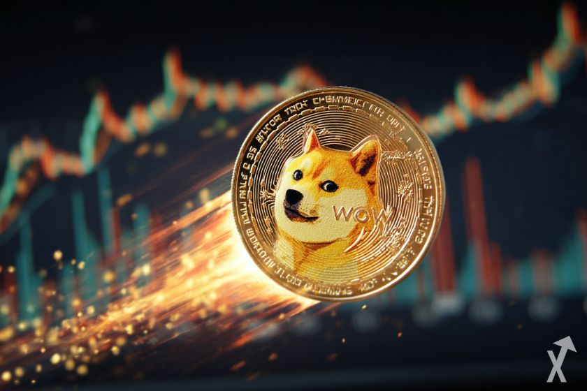 "Doge dog associated with Dogecoin cryptocurrency"