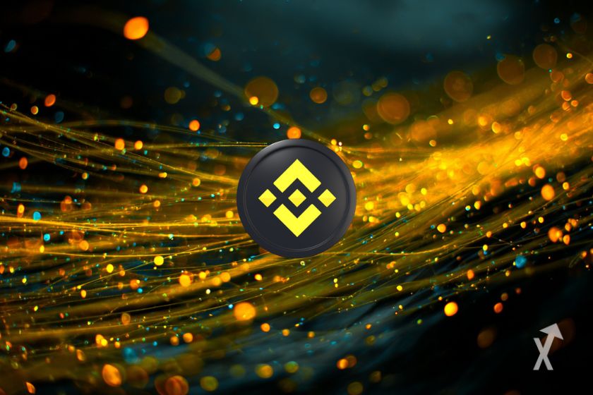 The BNB token - Cryptocurrency icon.