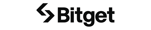 Bitget logo black text on white background