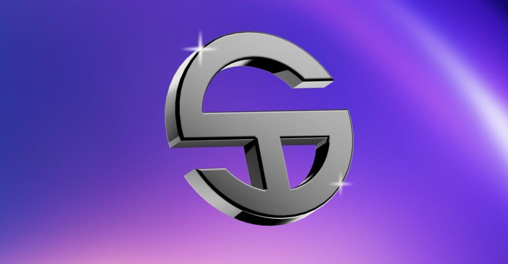 Chrome SabioTrade logo on a gradient purple background