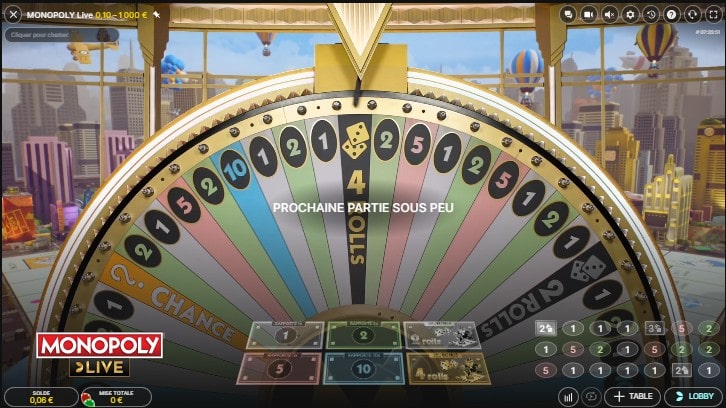 monopoly live wheel result