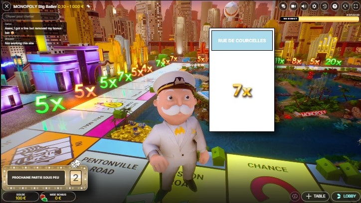 board advancement and multiplier collection