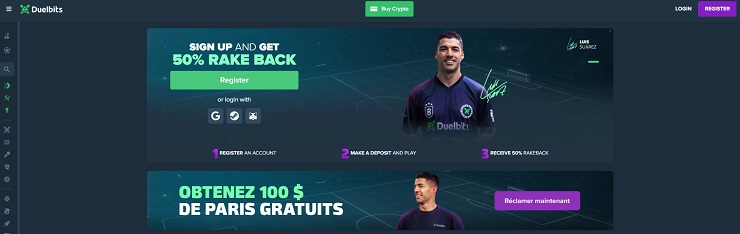 Guide and presentation of Duelbits crypto casino