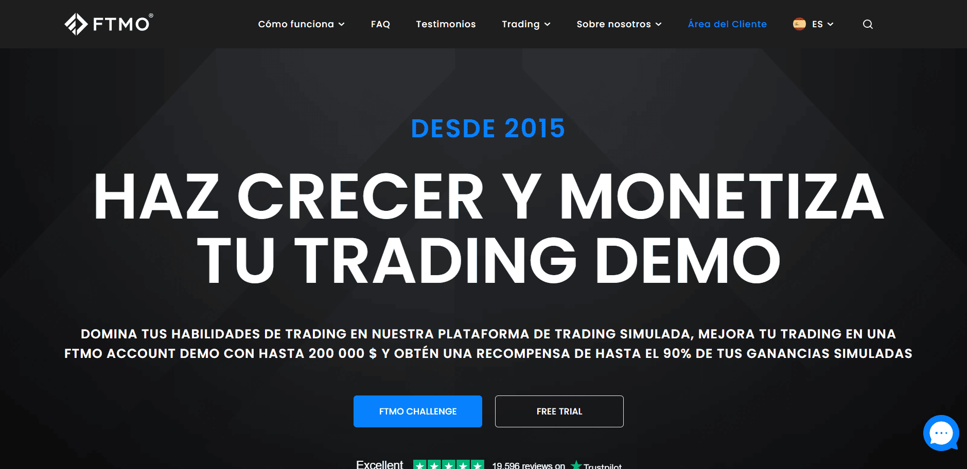 mejor plataforma de prop firm FTMO