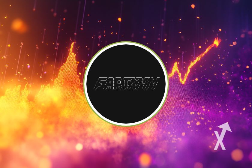 Criptomoneda Fartcoin: Ilustración divertida y colorida.