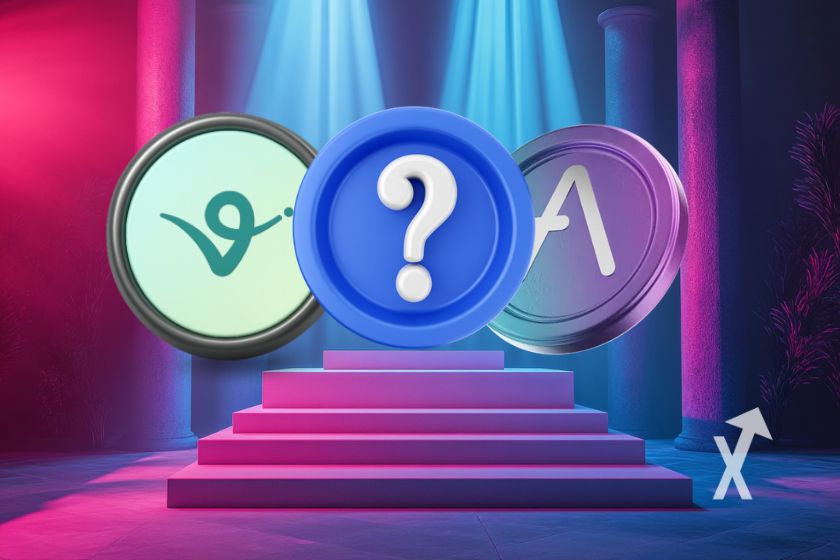 Diversas criptomonedas alternativas en fondo.